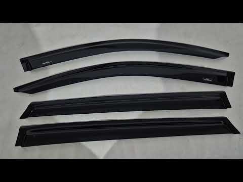 Window Deflectors (4 pcs, HIC) for Kia Sorento IV MQ4 2020- - video 1