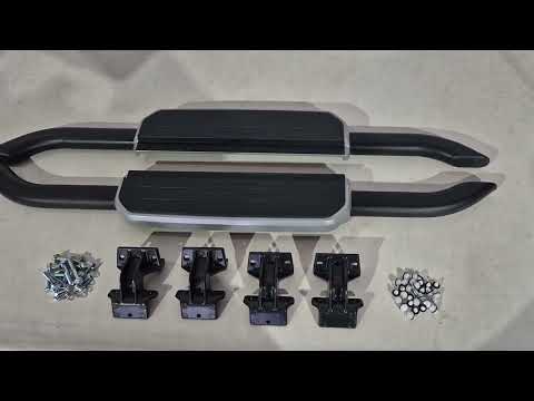 OEM Side Steps (for short version, 2 pcs) for Land Rover Defender 2019- - video 1