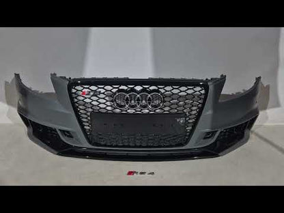 Front Bumper RS-Style (2007-2011) for Audi A4 B8 2007-2015 - video 1
