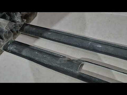 Side skirts (primed for painting) for Ford Transit 2014- - video 1