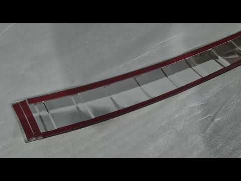 Rear Bumper Protector Carmos Stainless Steel Gloss for Audi Q4 e-Tron 2021- - video 1