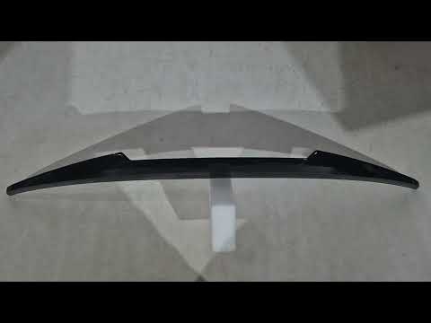 M4-Style Spoiler (for G23, Gloss Black) for BMW 4 Series G22/23/26 2020- - video 1