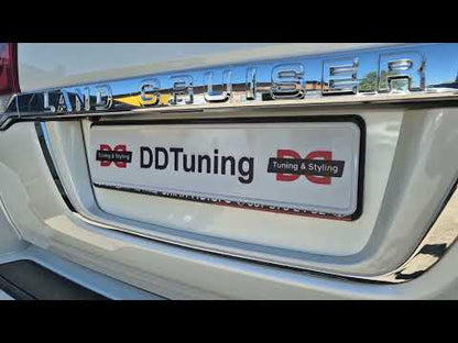 License Plate Holder Standard for Toyota Land Cruiser 200 2007-2021 - video 1