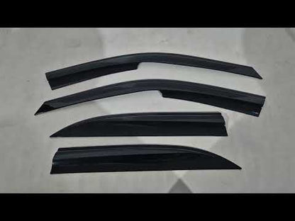 Window Deflectors (4 pcs, Sunplex Sport) for Toyota Corolla 1993-1998 - video 1