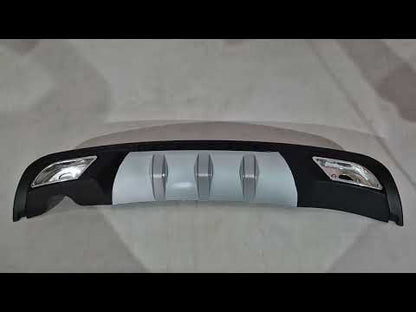 Universal rear diffuser DPT Sport V-1 (grey + black gloss) - image 1