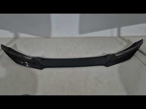 Front Bumper Lip (for M-Sport, Carbon) for BMW X6 F-16 2014-2019 - video 1