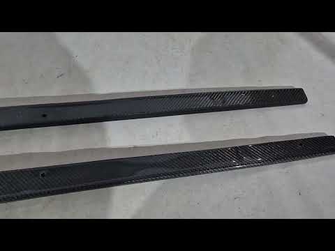 Side Skirts (for GTI HB 2012-2017, Carbon) for Volkswagen Golf 7/E-Golf 2012-2020 - video 1