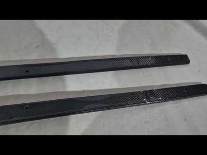 Side Skirts (for GTI HB 2012-2017, Carbon) for Volkswagen Golf 7/E-Golf 2012-2020 - video 1