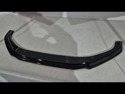 Front Lip Spoiler DPT V-1 (for S-Line, 2016-2019, Gloss Black) for Audi A4 B9 2015-2024 - video 1