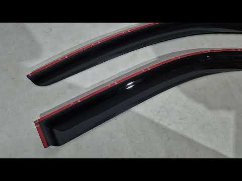 Window Deflectors (2 pcs, Niken) for Opel Vivaro 2001-2015 - video 1
