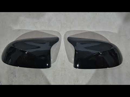Mirror Covers M-Look 2014-2018 (with Clips, 2 pcs) for BMW X3 F-25 2011-2018 - video 1