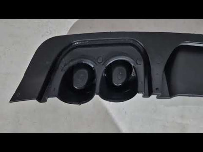 Universal Rear Diffuser DPT V-7 (ABS) (Gloss Black) - video 1