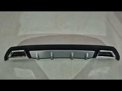 DPT V-4 Universal Rear Diffuser (ABS) (Grey+Gloss Black) - image 1