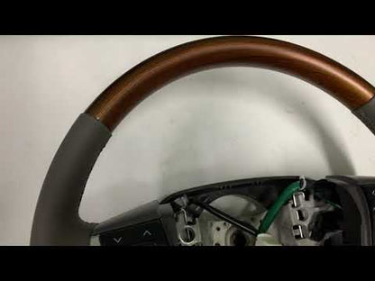 Steering wheel assembly (light wood) for Toyota Land Cruiser Prado 150 2009-2023 - video 1