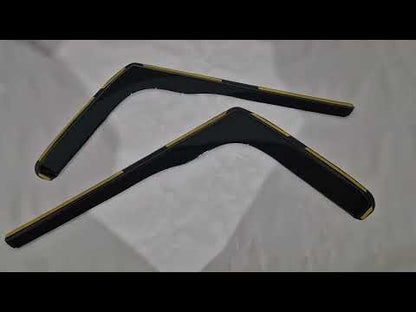 In-Channel Wind Deflectors Niken Luxury (2 pcs) for Ford Transit 2014- - video 1