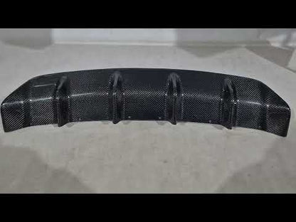 Rear Bumper Diffuser (for Base/F-Sport 2016-2020, Carbon) for Lexus IS 2013- - video 1