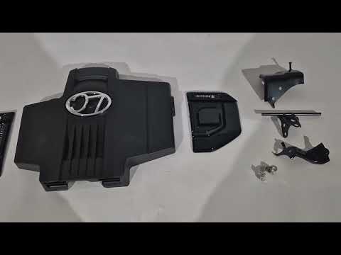 Decorative engine cover for Toyota Land Cruiser Prado 250 2023- - video 1