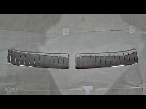 Carmos rear sill trim (stainless steel, glossy) for Kia Sportage 2021↗ - image 1