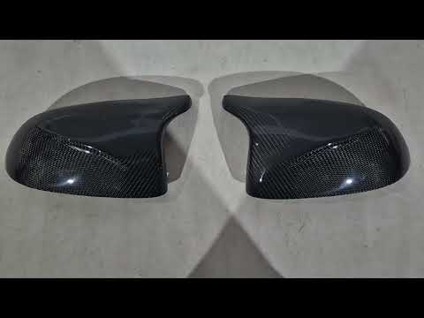 Mirror Covers M V1 (2 pcs, Carbon) for BMW X6 G06 2019–2027 - video 1