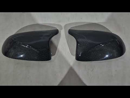 Mirror Covers M V1 (2 pcs, Carbon) for BMW X6 G06 2019–2027 - video 1