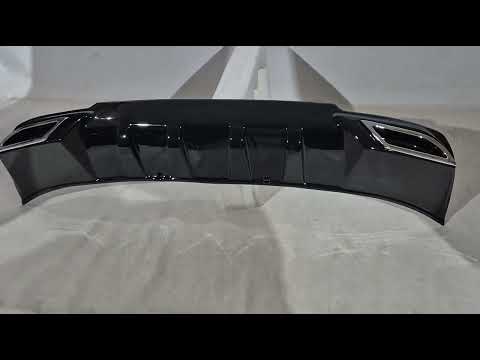 Rear Diffuser DPT (2012-2015, HB, Gloss Black) for Opel Astra J 2009-2015 - video 1