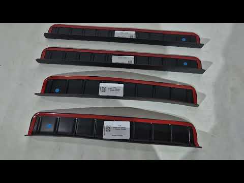 Door Sill Covers EuroCap (4 pcs, ABS) for Renault Clio V 2019- - video 1