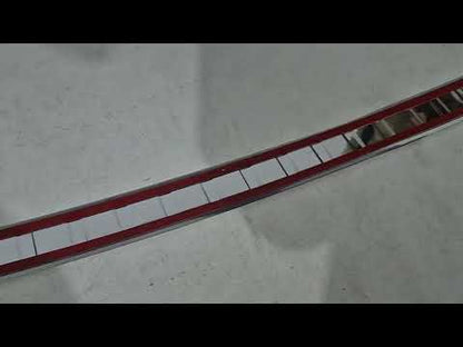 Rear Bumper Protector Carmos (2024+, Stainless Steel) for BMW iX (I20) 2022- - video 1