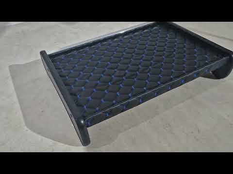Dashboard Shelf (Black with Blue Stitching) for Mercedes Sprinter W907/W910 2018- - video 1