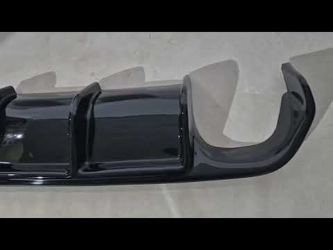 Rear Diffuser DPT V-1 (for M3, Gloss Black) for BMW 3 Series F30/F31 2012-2019 - video 1