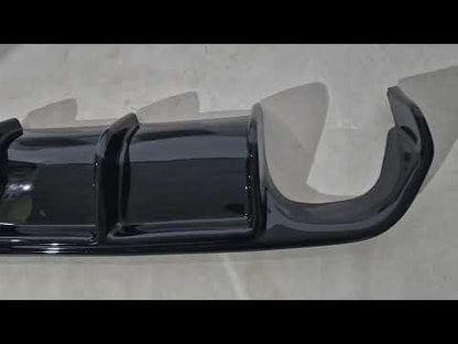 Rear Diffuser DPT V-1 (for M3, Gloss Black) for BMW 3 Series F30/F31 2012-2019 - video 1