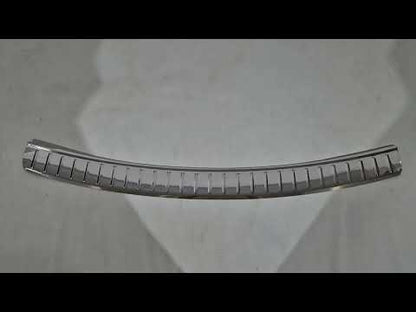 Rear Bumper Protector Carmos Stainless Steel for Volkswagen Touareg 2002-2010 - video 1