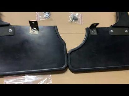 Turkish Rubber Mud Flaps for Volkswagen T5 Transporter 2003-2010 - video 1