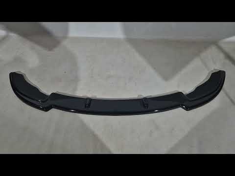 Front Lip DPT V-1 (For M Sport, Gloss Black) for BMW 3 Series E-46 1998-2006 - video 1