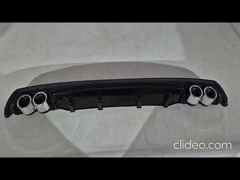 Universal Rear Diffuser DPT V-1 (ABS) (Gloss Black) - video 1