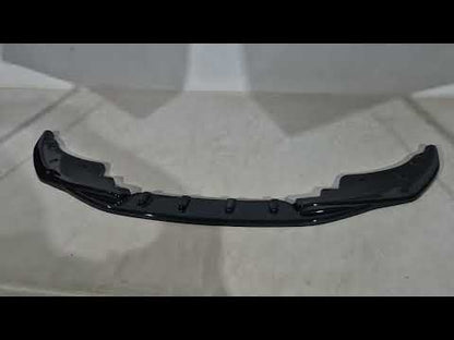 Front Lip DPT V-1 (for G22/G23, Gloss Black) for BMW 4 Series G22/23/26 2020- - video 1