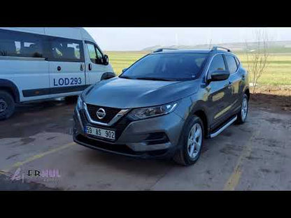 Side Steps Fullmond (2 pcs, aluminum) for Nissan Qashqai 2014-2021 - video 3