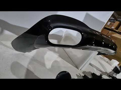 Rear diffuser with exhaust tips (CLA35 design) for Mercedes CLA C118 2019- - video 1
