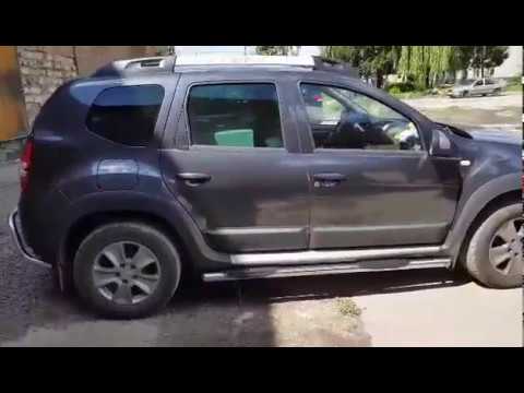 Side pipes with stovkami (2 PCs., stainless.) for Dacia Duster 2008-2018 - image 1