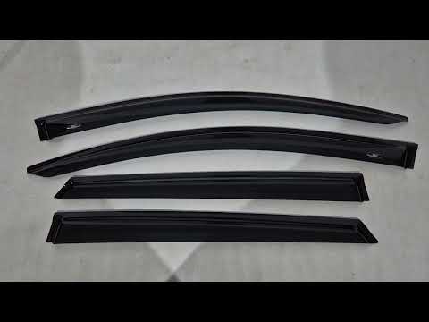 Window Deflectors (4 pcs, HIC) for Suzuki SX4 S-Cross 2013-2016 - video 1