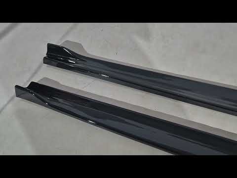 Side Skirts DPT (Gloss Black) for Skoda Octavia IV A8 2020- - video 1