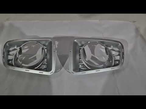 Fog light grilles Autobiography 2010-2013 (2 pcs, gray) for Range Rover III L322 2002-2012 - image 1