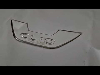 Front Emblem Trim Carmos (Stainless Steel) for Renault Clio IV 2012-2019 - video 1
