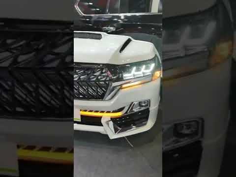 Front Headlights 2016+ (LX-Design) for Toyota Land Cruiser 200 2007-2021 - video 2