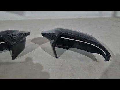 Mirror Covers (Carbon) for BMW 5/i5 Series G60/G60E/G61 2023- - video 1