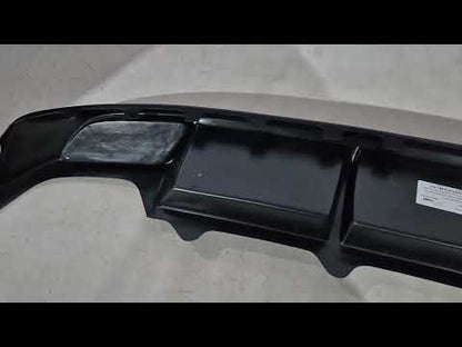 DPT V-4 rear diffuser (SD, gloss black) for Skoda Octavia III A7 2013-2019 - image 1