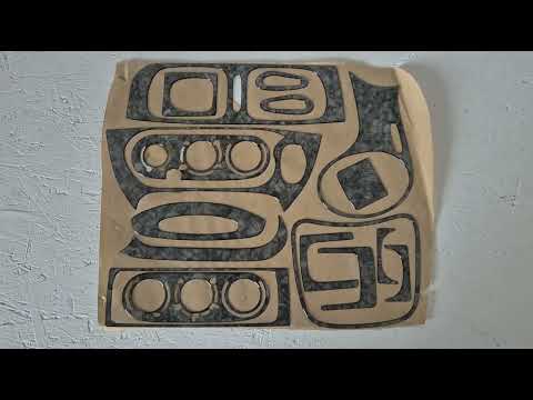 Dashboard Trim Covers (Meric, Turkey) for Renault Scenic 1998-2003 - video 1