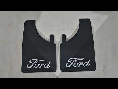 Universal Mud Flaps Polytep (230*375, 2 pcs) for Ford - video 1