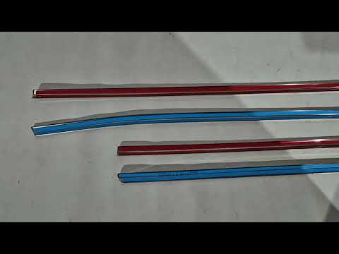Window Trim Stainless Steel (4 pcs) for Toyota Hilux 2015- - video 1