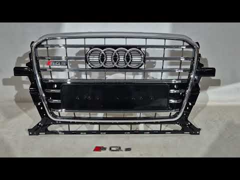 Front Grille SQ-Style (2012-2017, black) for Audi Q5 2008-2017 - video 1