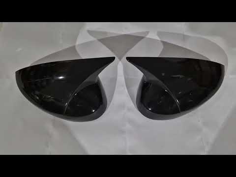 Mirror Covers BMW-Style (2 pcs) for Honda Civic HB 2021- - video 1